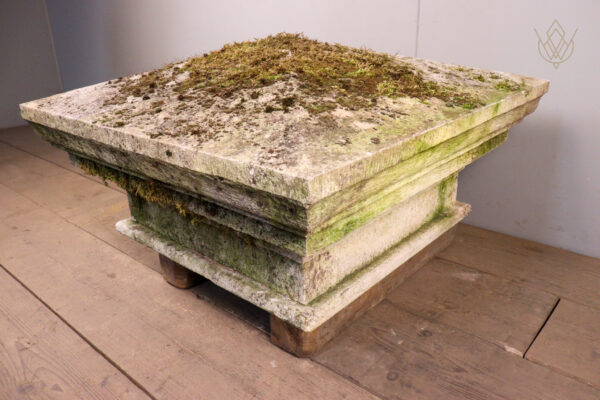 Large Carved Limestone Pier Caps Ornate Stone - WM12100
