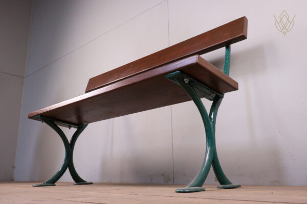 Refurbished 19th Century Wrought Iron Bench - WM12108 - Image 4