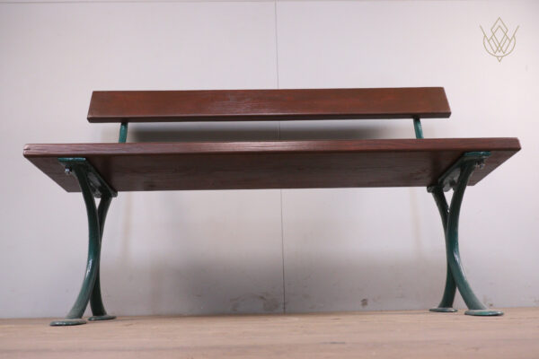 Refurbished 19th Century Wrought Iron Bench - WM12108 - Image 3