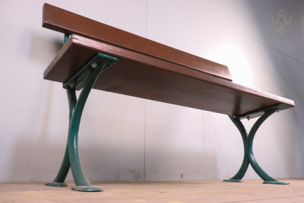 Refurbished 19th Century Wrought Iron Bench - WM12108 - Image 2