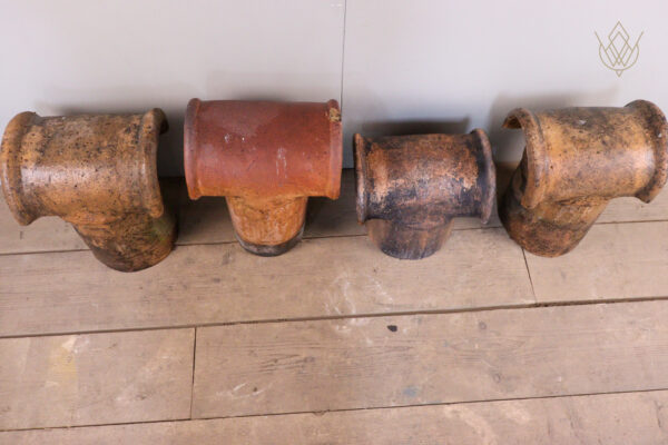 19th Century Clay Half Round Hood Top Chimney Pot Tops - WM12109 - Image 4