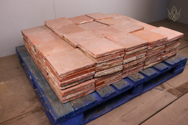 x152 - Reclaimed Red Clay 8"x8" Quarry Tiles - WM12113 - Image 4