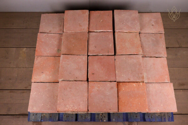 x152 - Reclaimed Red Clay 8"x8" Quarry Tiles - WM12113 - Image 3