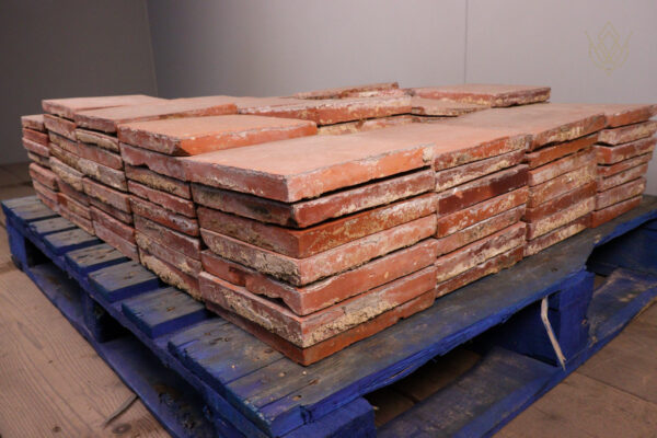 x152 - Reclaimed Red Clay 8"x8" Quarry Tiles - WM12113 - Image 2