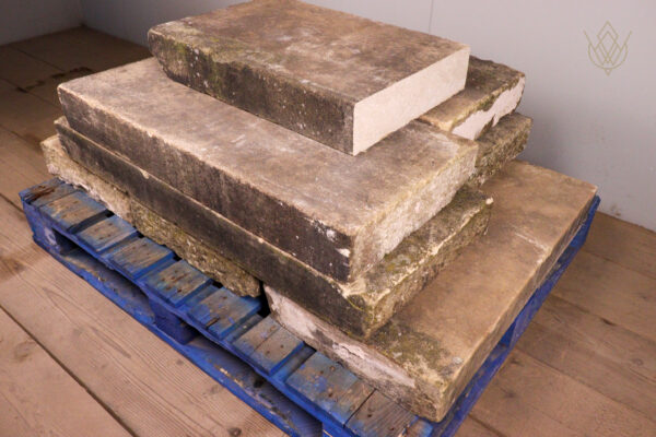 20.5ft - 16"x4" Reclaimed Flat Coping Stones - WM12115 - Image 5