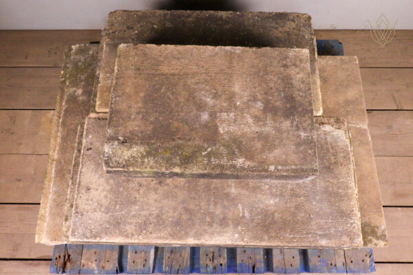 20.5ft - 16"x4" Reclaimed Flat Coping Stones - WM12115 - Image 3
