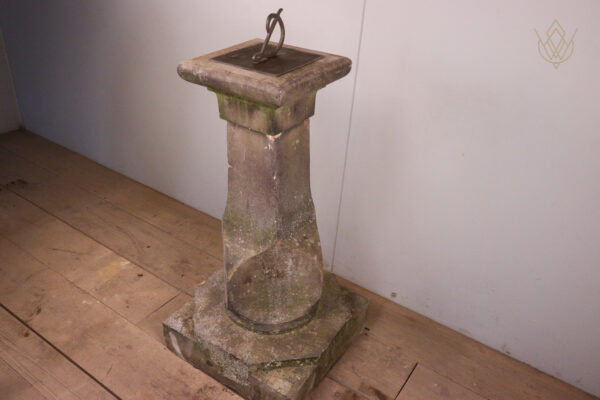Large Original 19th Century 3 Piece Stone Sundial - WM12117