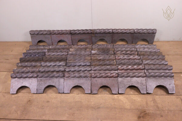 48x Staffordshire Blue Rope Top Edgings - WM12118 - Image 4