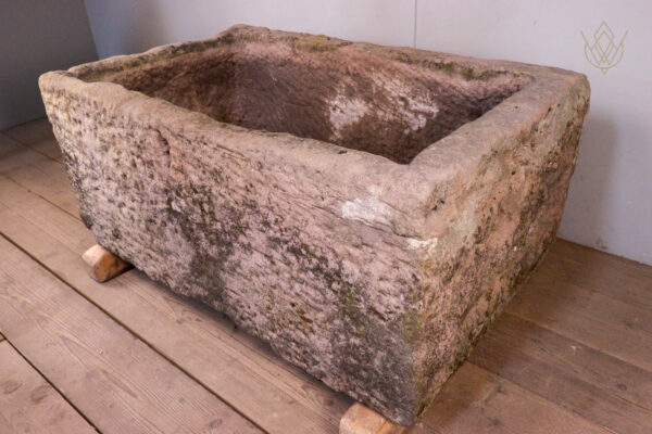 Large 19th Century Punch Face Stone Water Trough/Planter - WM12123 - Image 2