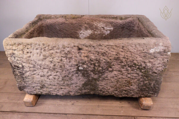 Large 19th Century Punch Face Stone Water Trough/Planter - WM12123 - Image 7