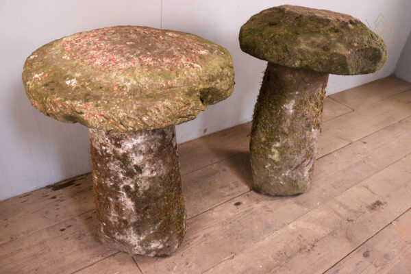 Pair of 19th Century Stone Mushrooms/Staddle Stones - WM12128 - Image 6