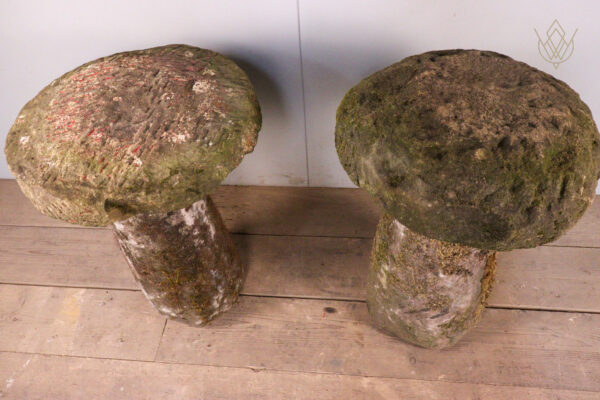 Pair of 19th Century Stone Mushrooms/Staddle Stones - WM12128 - Image 5