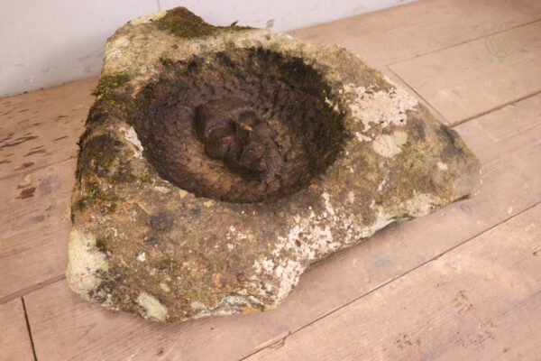 19th Century Carved Stone with Half Face/Half Skull - WM12130