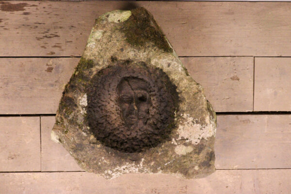19th Century Carved Stone with Half Face/Half Skull - WM12130 - Image 5