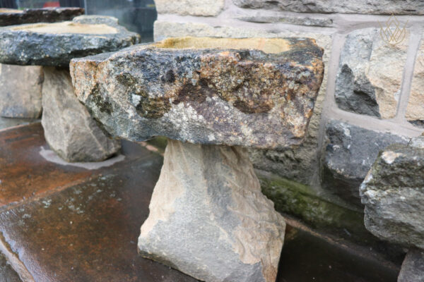 Carved Yorkshire Stone Birdbaths & Bird Tables - WM12131 - Image 6