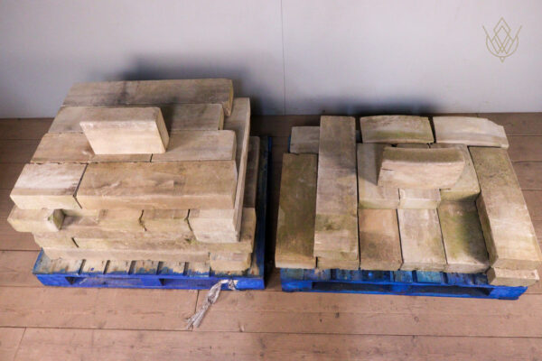 29m - Yorkstone 8" x 4" Edging Kerbs inc Radius - WM12137 - Image 5