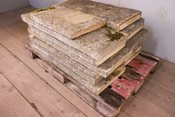 38.5ft - Reclaimed 14" x 2" Flat Coping Stones - WM12138 - Image 9