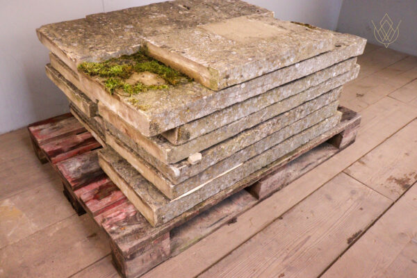 38.5ft - Reclaimed 14" x 2" Flat Coping Stones - WM12138 - Image 7