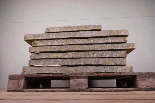 38.5ft - Reclaimed 14" x 2" Flat Coping Stones - WM12138 - Image 4