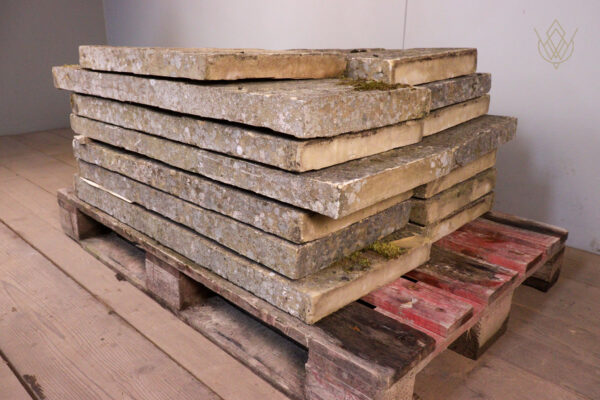 38.5ft - Reclaimed 14" x 2" Flat Coping Stones - WM12138 - Image 3