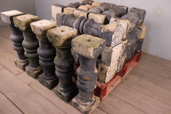 19th Century Sandstone Baluster/Carved Stone Plinths - WM12141 - Image 9
