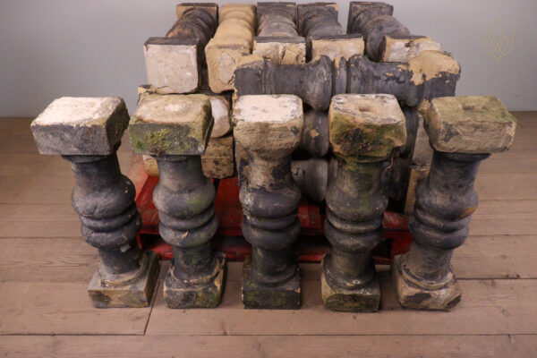 19th Century Sandstone Baluster/Carved Stone Plinths - WM12141 - Image 8