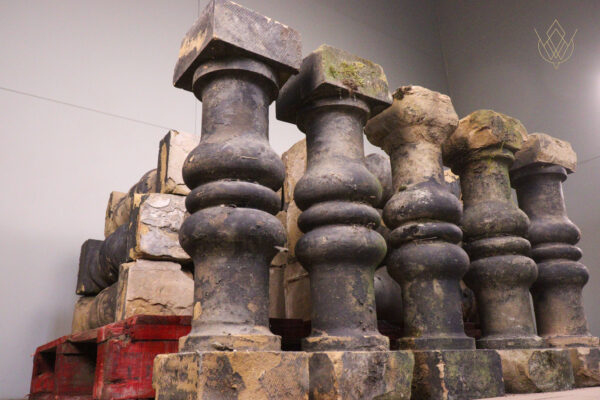 19th Century Sandstone Baluster/Carved Stone Plinths - WM12141 - Image 3