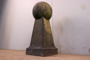 19th Century Stone Ball Finial/Pier Cap - WM12149