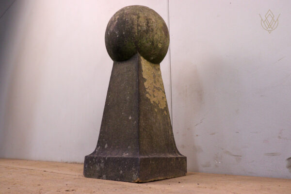 19th Century Stone Ball Finial/Pier Cap - WM12149