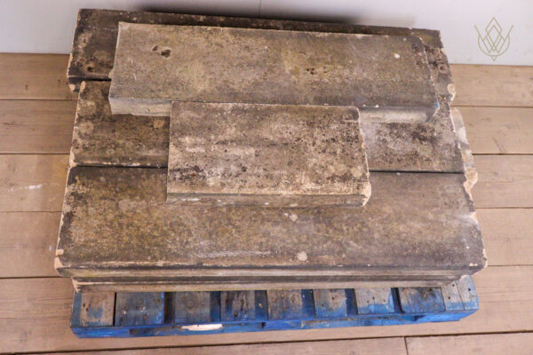 36.5ft - Reclaimed 11" x 3" Flat Sandstone Coping Stones - WM12156 - Image 3