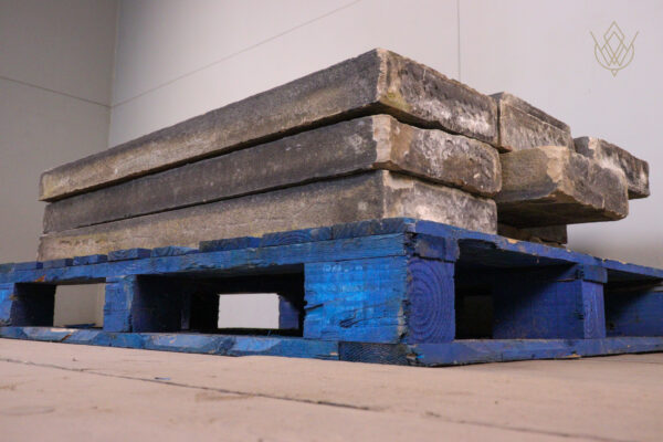 36.5ft - Reclaimed 11" x 3" Flat Sandstone Coping Stones - WM12156 - Image 2