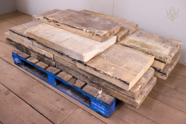 37ft - Reclaimed 13"-16" x 2.5" Flat Coping Stones/Outer Course - WM12157 - Image 8