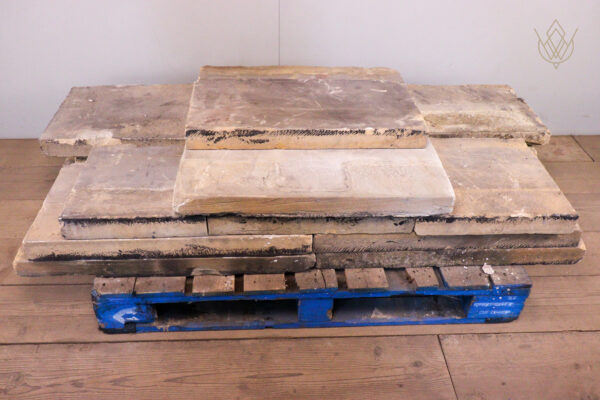 37ft - Reclaimed 13"-16" x 2.5" Flat Coping Stones/Outer Course - WM12157 - Image 7