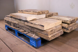 37ft - Reclaimed 13"-16" x 2.5" Flat Coping Stones/Outer Course - WM12157