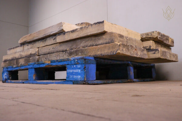 37ft - Reclaimed 13"-16" x 2.5" Flat Coping Stones/Outer Course - WM12157 - Image 4