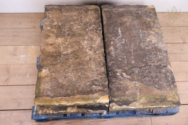 18ft - 20" x 3" Flat 19th Century Sandstone Coping Stones - WM12159 - Image 5