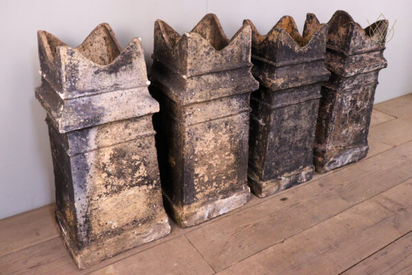 Set of Four Buff Terracotta Chimney Pots - WM12163 - Image 7