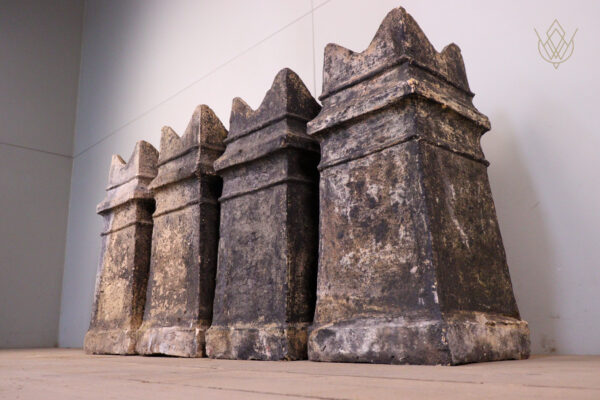 Set of Four Buff Terracotta Chimney Pots - WM12163 - Image 5