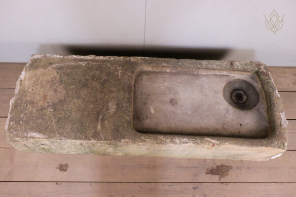 Large 19th Century Sandstone Sink with Cast Iron & Lead Drain - WM12167 - Image 7