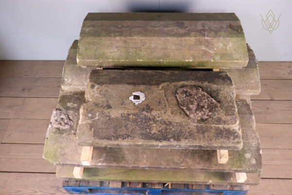22.3ft - Ornate Sandstone Victorian Coping Stones - WM12168 - Image 5