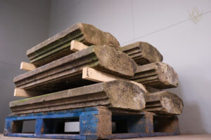 22.3ft - Ornate Sandstone Victorian Coping Stones - WM12168