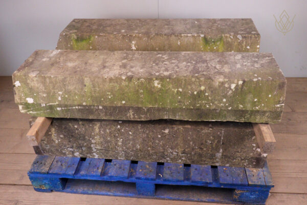 15.25ft - 5 Sided Reclaimed Sandstone Coping Stones - WM12169 - Image 7