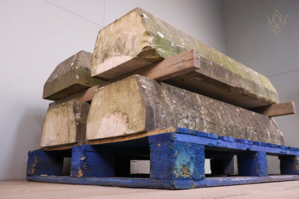 15.25ft - 5 Sided Reclaimed Sandstone Coping Stones - WM12169 - Image 2