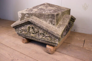 Ornate 19th Century Carved Stone Pier Cap/Finial - WM12176