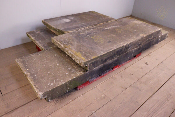 19.6ft - 22" x 5" Reclaimed Flat Coping Stones - WM12178