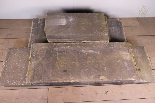 19.6ft - 22" x 5" Reclaimed Flat Coping Stones - WM12178 - Image 4
