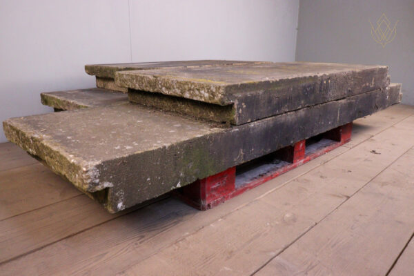 19.6ft - 22" x 5" Reclaimed Flat Coping Stones - WM12178 - Image 3