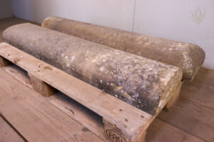 8ft - 10" x 5" 19th Century Round Top Coping Stones - WM12184
