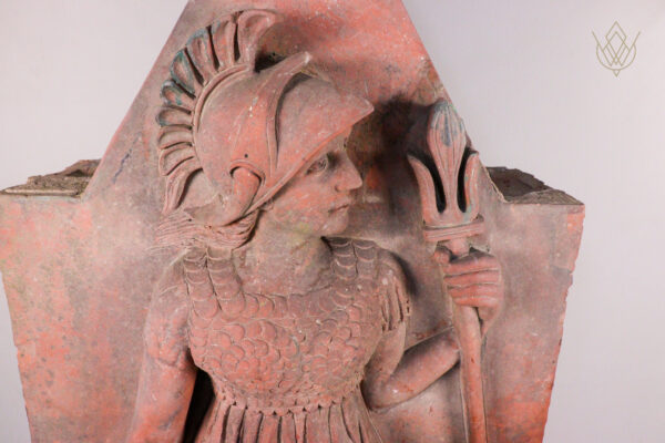 Large 19th Century Britannia Terracotta Wall Plaque - WM12195 - Image 3