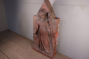 Large 19th Century Britannia Terracotta Wall Plaque - WM12195